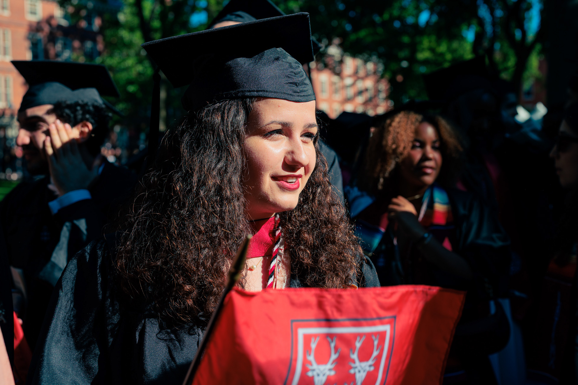 Daria Hărăbor ’26 in her graduation gown