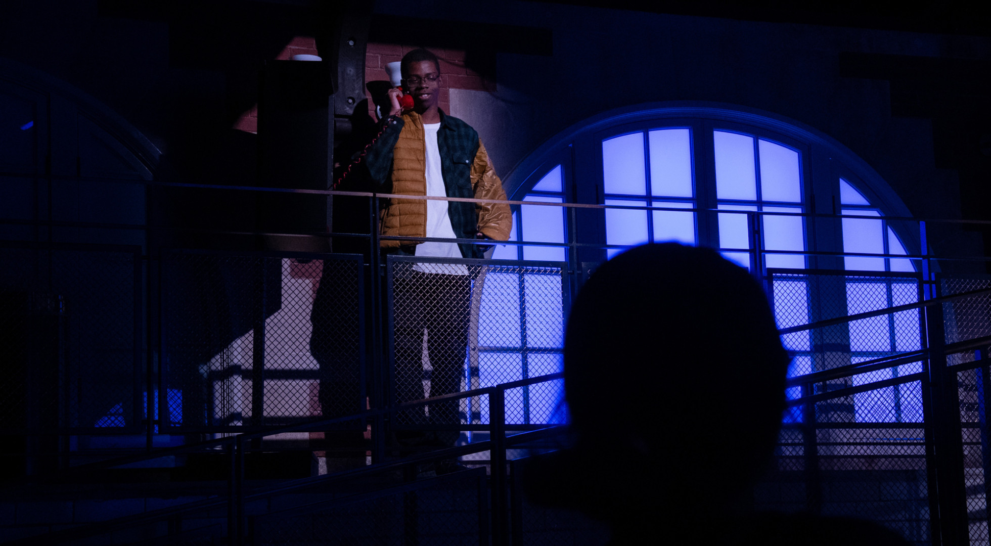 Olukayode Ekundare ’29 performs in Rent” at the Adams Pool Theater