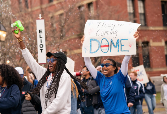 Two students participating in Housing Day 2026