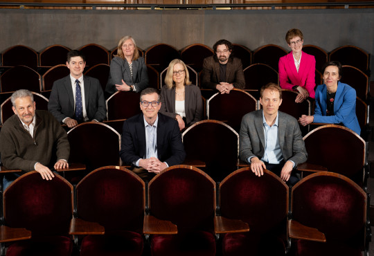 A group of faculty and deans