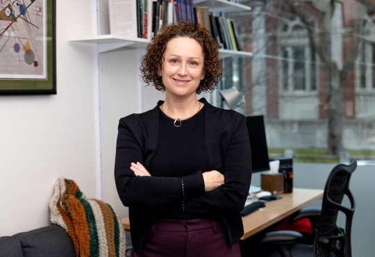Professor Sarah Richardson in her office at Harvard University