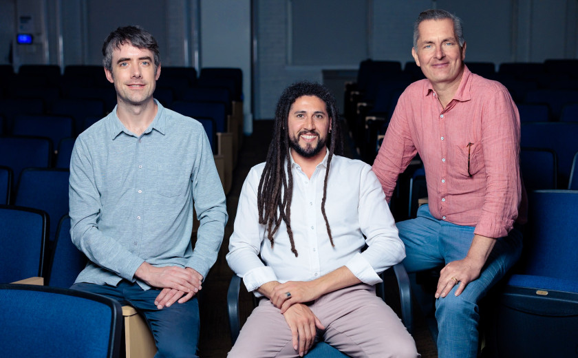 Robin Wordsworth, Collin Cherubim, and David Charbonneau