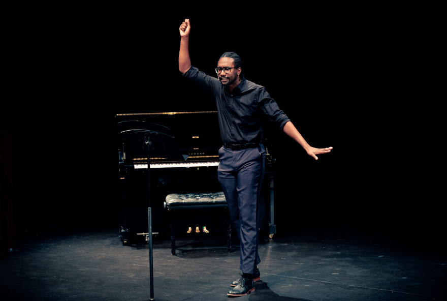 Harvard College student Maranatha Paul performed an adapted version of Mercutio’s monologue from "Romeo and Juliet."