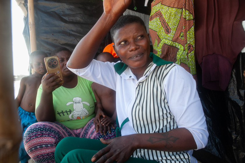 Titilayo Ashabi with three of her children