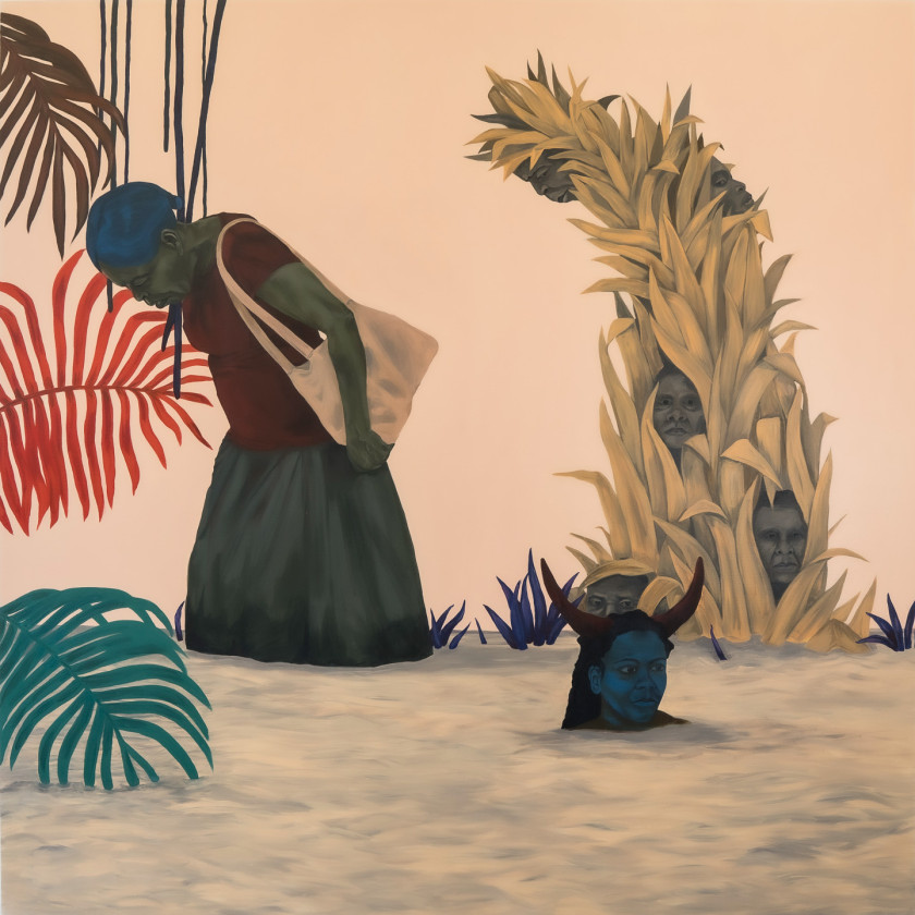Artist Tessa Mars’ 2020 painting “A Vision of Peace, Harmony and Good intelligence I”